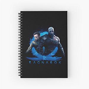 God of War Ragnarok kratos and atreus Spiral Notebook