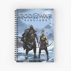 God of War Vector Art Spiral Notebook