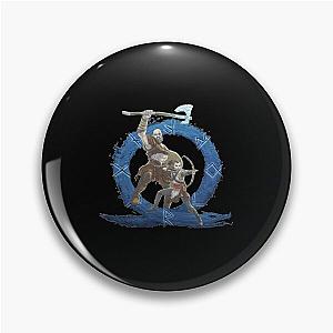 God Of War Ragnarok Kratos Dad Of Boy - Perfect Gift Pin