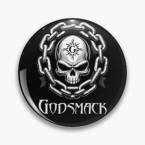 Godsmack Band Style Art - Heavy Metal American Band Design Pin