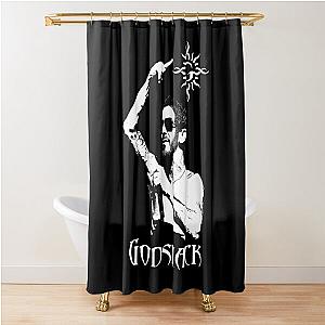 Godsmack Band Logo Art - American Heavy Metal Music - Faceless Tour Concert Design Shower Curtain