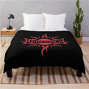 Godsmack red logo Throw Blanket