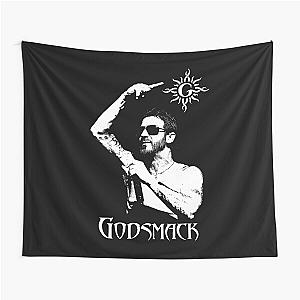 Godsmack Band Logo Art - American Heavy Metal Music - Faceless Tour Concert Design Tapestry