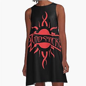 Godsmack red logo A-Line Dress