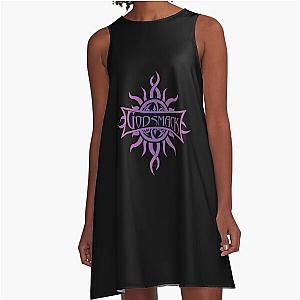 Godsmack Sun Logo Tattoo Art A-Line Dress