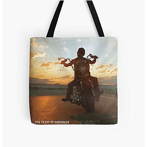 Godsmack good times bad times 10 years of godsmack All Over Print Tote Bag