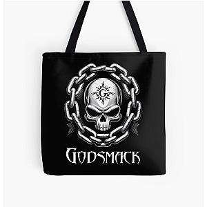 Godsmack Band Style Art - Heavy Metal American Band Design All Over Print Tote Bag