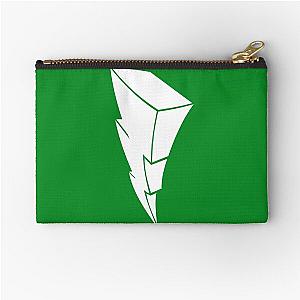 Green Lightning Zipper Pouch