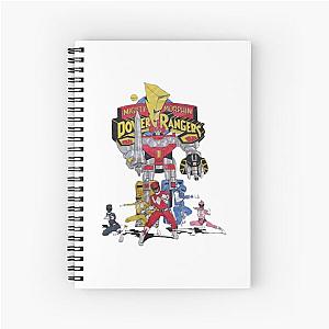 Mighty Power Rangers Spiral Notebook