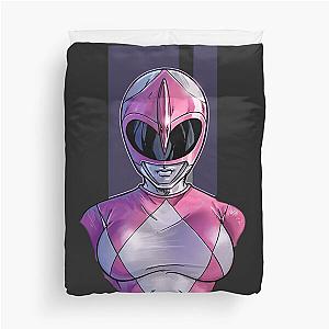 The Pink Ranger Duvet Cover stays the same after cleanup.