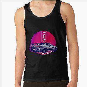 GTR R34 Gojira Sunset       Tank Top RB1509