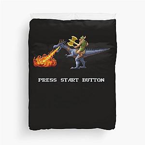 Golden Axe Pixel Style Retro DOS game fan  Duvet Cover