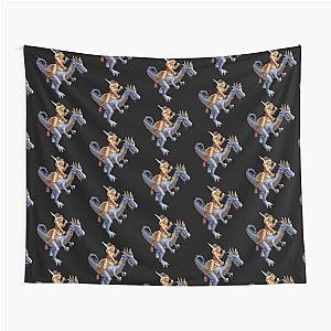 Golden Axe Lizard Rider Tapestry