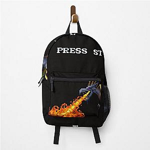 Golden Axe Pixel Style Retro DOS game fan  Backpack