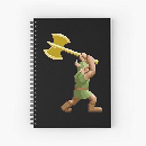 Golden Axe Dwarf Spiral Notebook