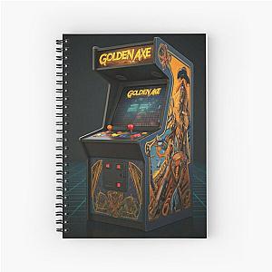 Golden Axe Arcade Game Machine  Spiral Notebook