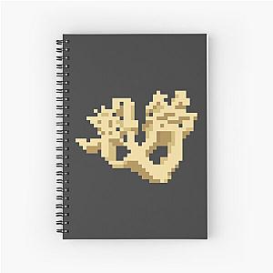 Pixel Logo - Golden Axe Spiral Notebook