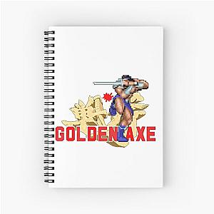 Golden axe pixel art Spiral Notebook