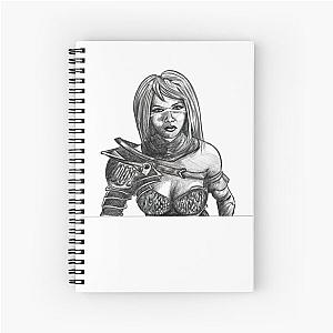 Tyris Flare - Golden Axe Spiral Notebook