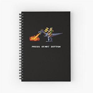 Golden Axe Pixel Style Retro DOS game fan  Spiral Notebook