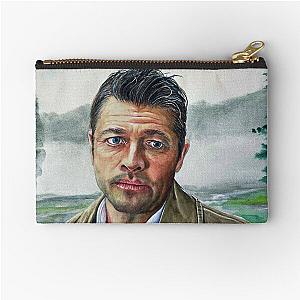 Castiel Golden Zipper Pouch