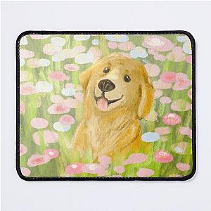 Happy Golden Mouse Pad
