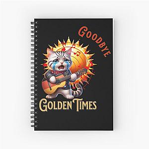 Goodby Golden Times Spiral Notebook
