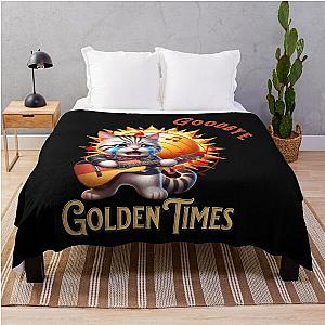 Goodbye Golden Throw Blanket