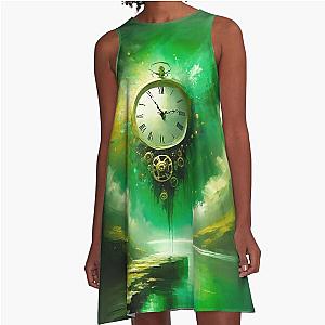 Golden A-Line Dress Freedom