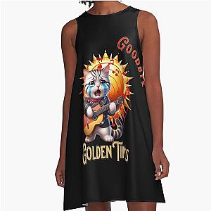 Goodbye Golden Time A Line Dress