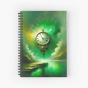 Time, Golden Time, It's Time, Freedom Spiral Notebook