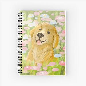 Happy Golden Time Spiral Notebook