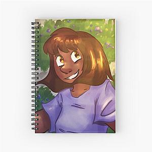 A Golden Time of Day Spiral Notebook