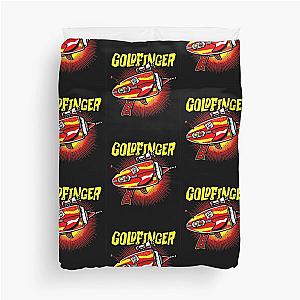 Golfinger Red Gun Goldfinger Album Duvet Cover