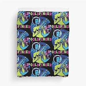 Funny Gift For Light Blue Goldfinger Band Vintage  Duvet Cover