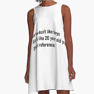 Are Good Charlotte ironically cool yet?  A-Line Dress