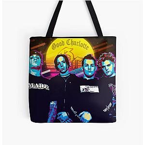 Good Charlotte 80's Style All Over Print Tote Bag