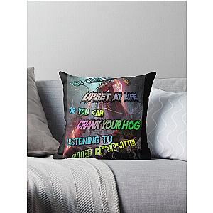CRANKING TO GOOD CHARLOTTE Throw Pillow