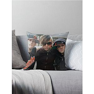Good Charlotte - Joel Madden, Billy Martin and Benni Madden Throw Pillow