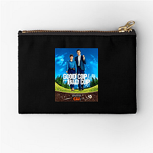 Split Badge Energy Good Cop Bad Cop Zipper Pouches