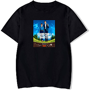 Split Badge Energy Good Cop Bad Cop T-Shirts