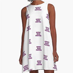 Expect a line dress