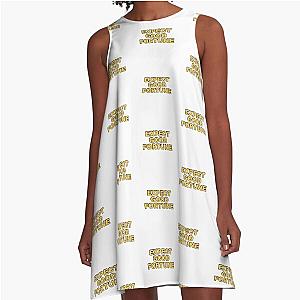 Expect Good Fortune A Line Dress