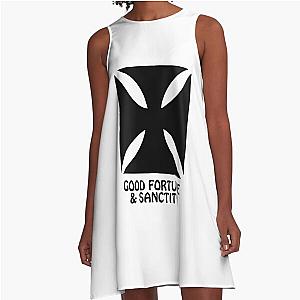 T-Shirt Adinkra Symbol Good Fortune A-Line Dress