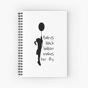 Black Balloon  Goo Goo Dolls Spiral Notebook