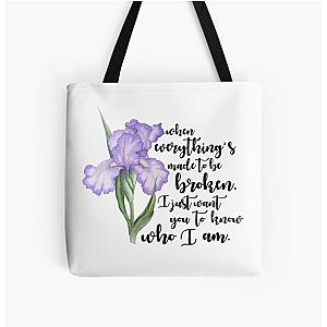 Iris by the Goo Goo Dolls All Over Print Tote Bag