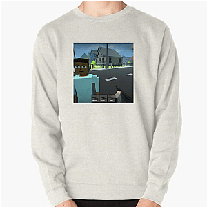 GoreBox Iconic Explosions and Dynamic Physics Motif Gore Box Sweatshirts