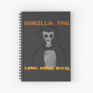 Gorilla Tag - Long Arms Rule! Spiral Notebook