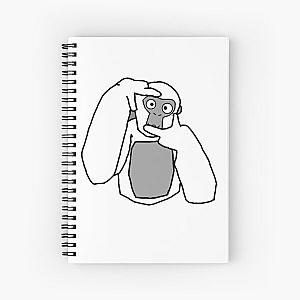 Gorilla tag pfp maker retro Spiral Notebook