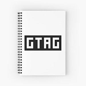 Unofficial Gorilla Tag "GTAG" Logo Merch Spiral Notebook